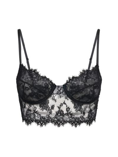 DOLCE&GABBANA Embroidered tulle underwired bralette 